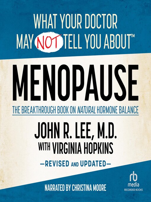 Title details for Menopause by John R. Lee, M.D. - Available